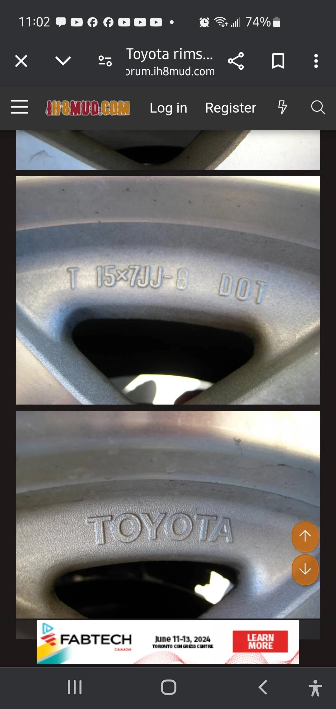2024 Tacoma How to fit 3rd gen wheels on 4th gen Tacoma? Screenshot_20240406-110205_Chrom