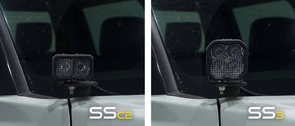 2024 Tacoma Stage Series Ditch Light Kit | Diode Dynamics 22_Toyota_Tundra_Ditch_Kit_Installed_Collag