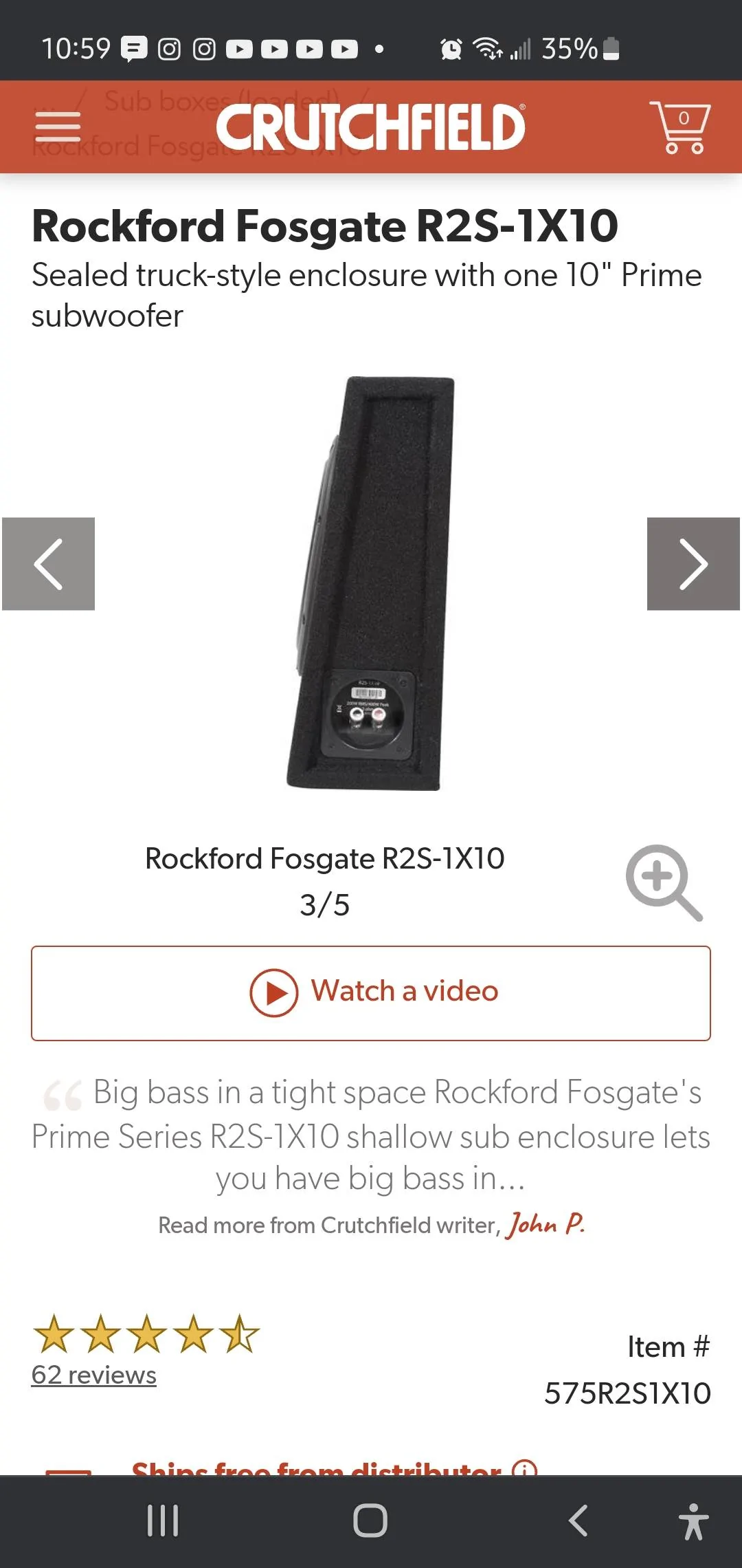2024 Tacoma Aftermarket subwoofer upgrade for 2024 Tacoma TRD Off-Road -- Update: added amp (Kicker key500.1) to power factory subwoofer Screenshot_20240411-225914_Chrom