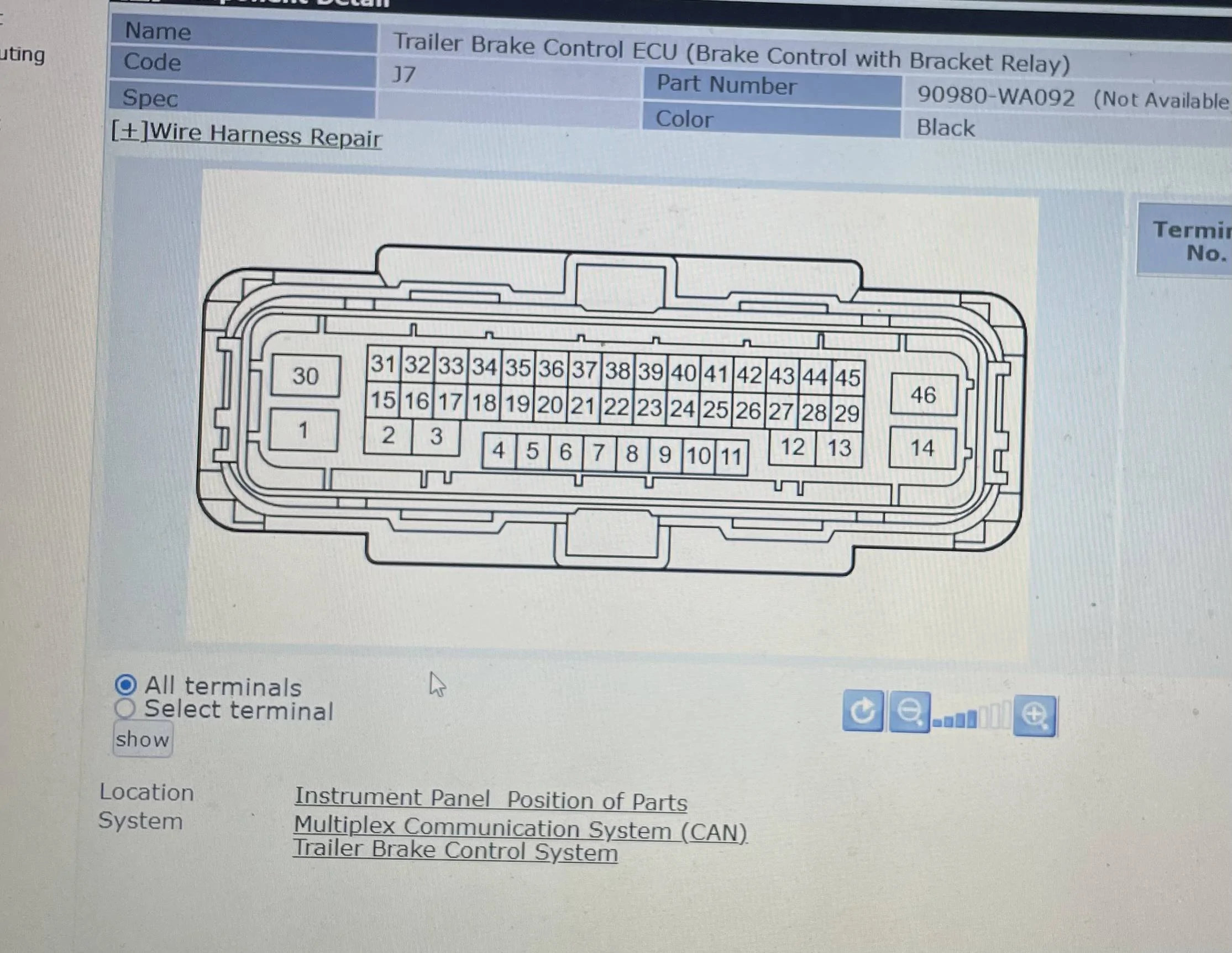 2024 Tacoma Brake controller harness for 4th gen Tacoma? IMG_9221