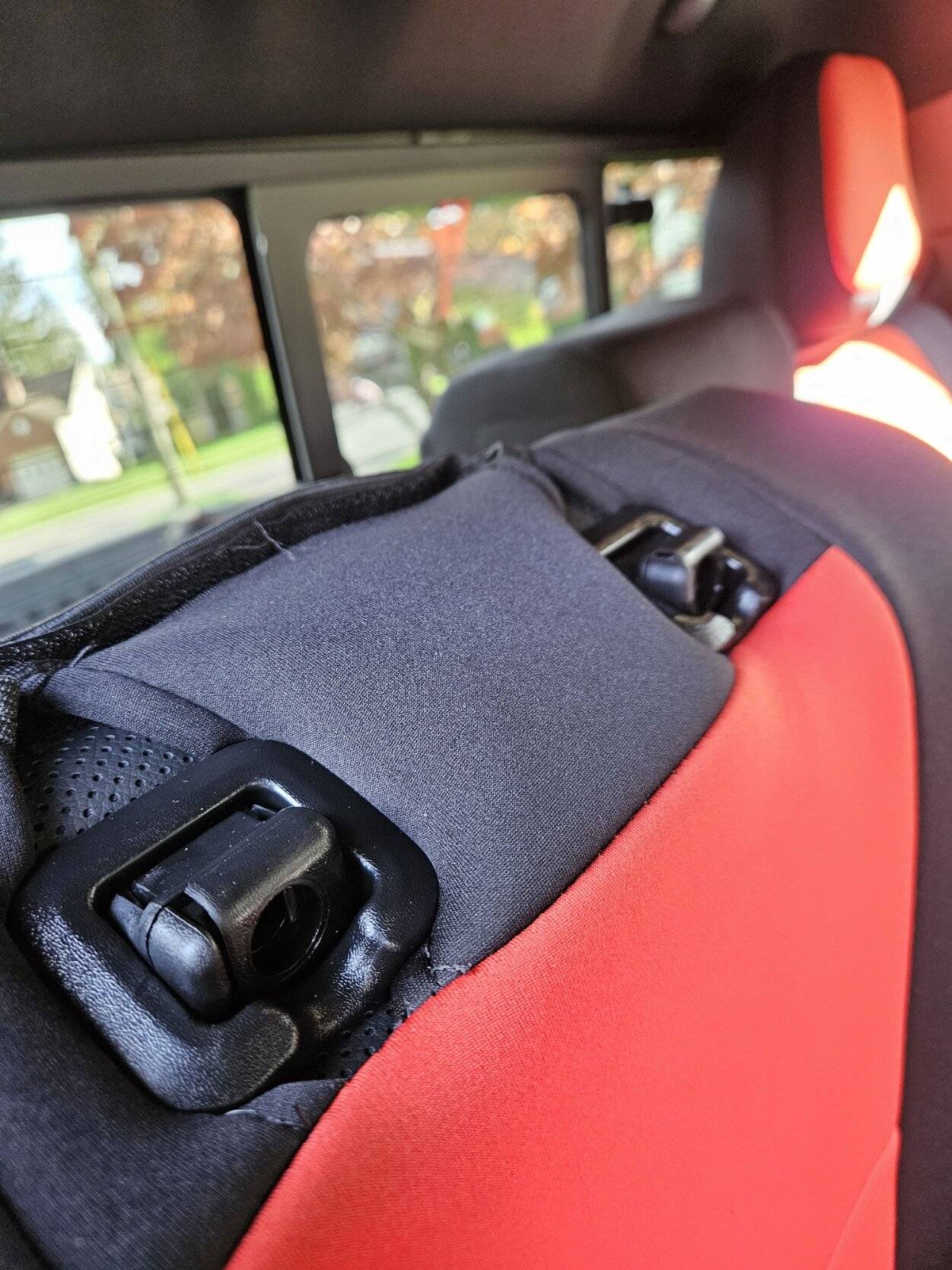 2024 Tacoma Coverking custom neoprene seat cover review 20240419_180344