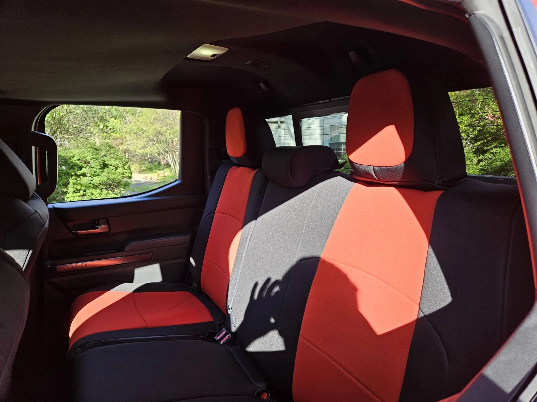 2024 Tacoma Coverking custom neoprene seat cover review 20240419_180521