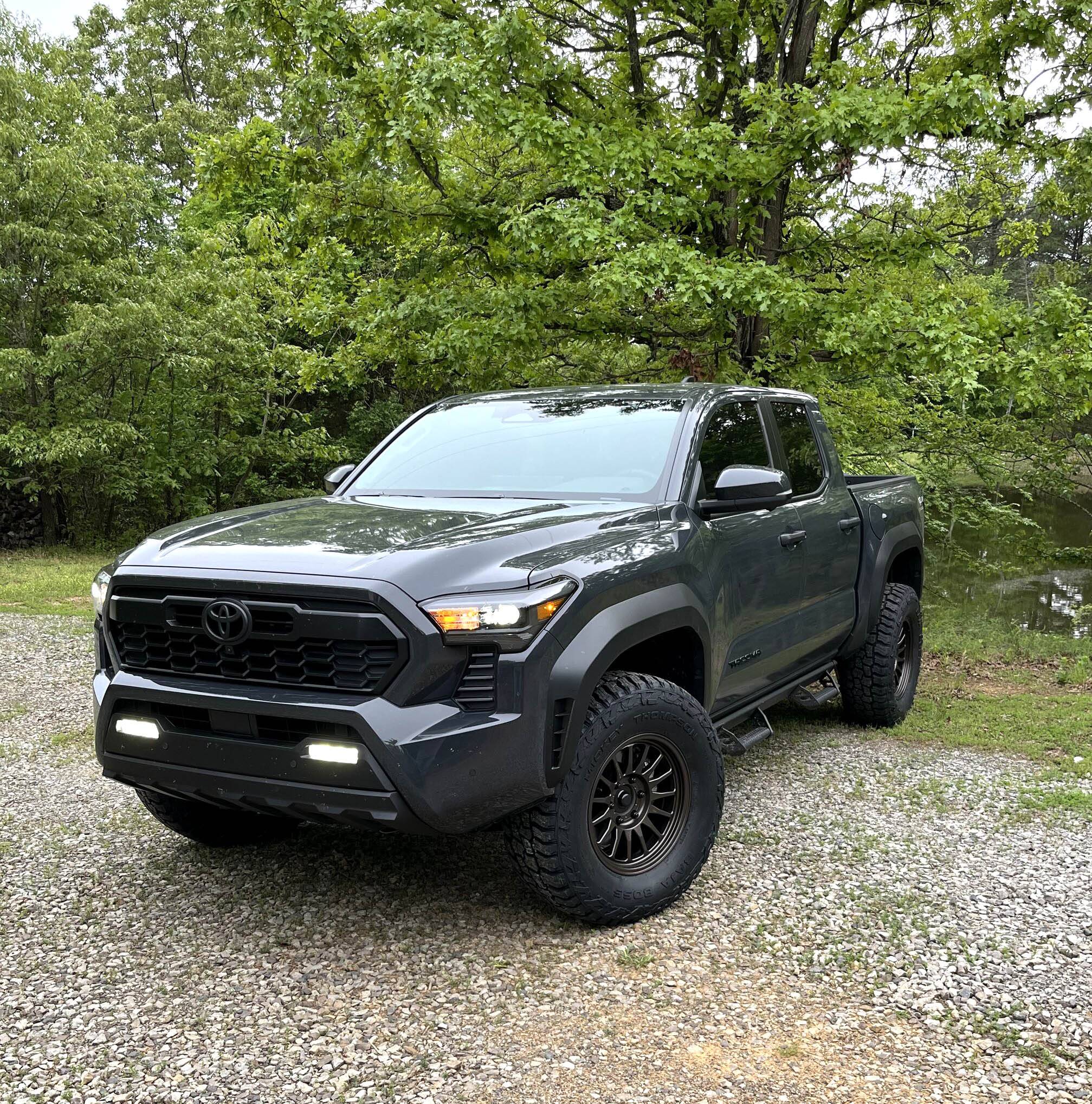 2024 Tacoma Mickey T Baja Boss AT 285/70/17 SL tires on RRW Monoforged 17x8 +12 wheels -- 4th Gen Tacoma TRD ORP IMG_1300