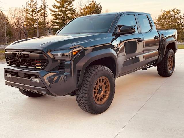 2024 Tacoma Mickey T Baja Boss AT 285/70/17 SL tires on RRW Monoforged 17x8 +12 wheels -- 4th Gen Tacoma TRD ORP IMG_5557