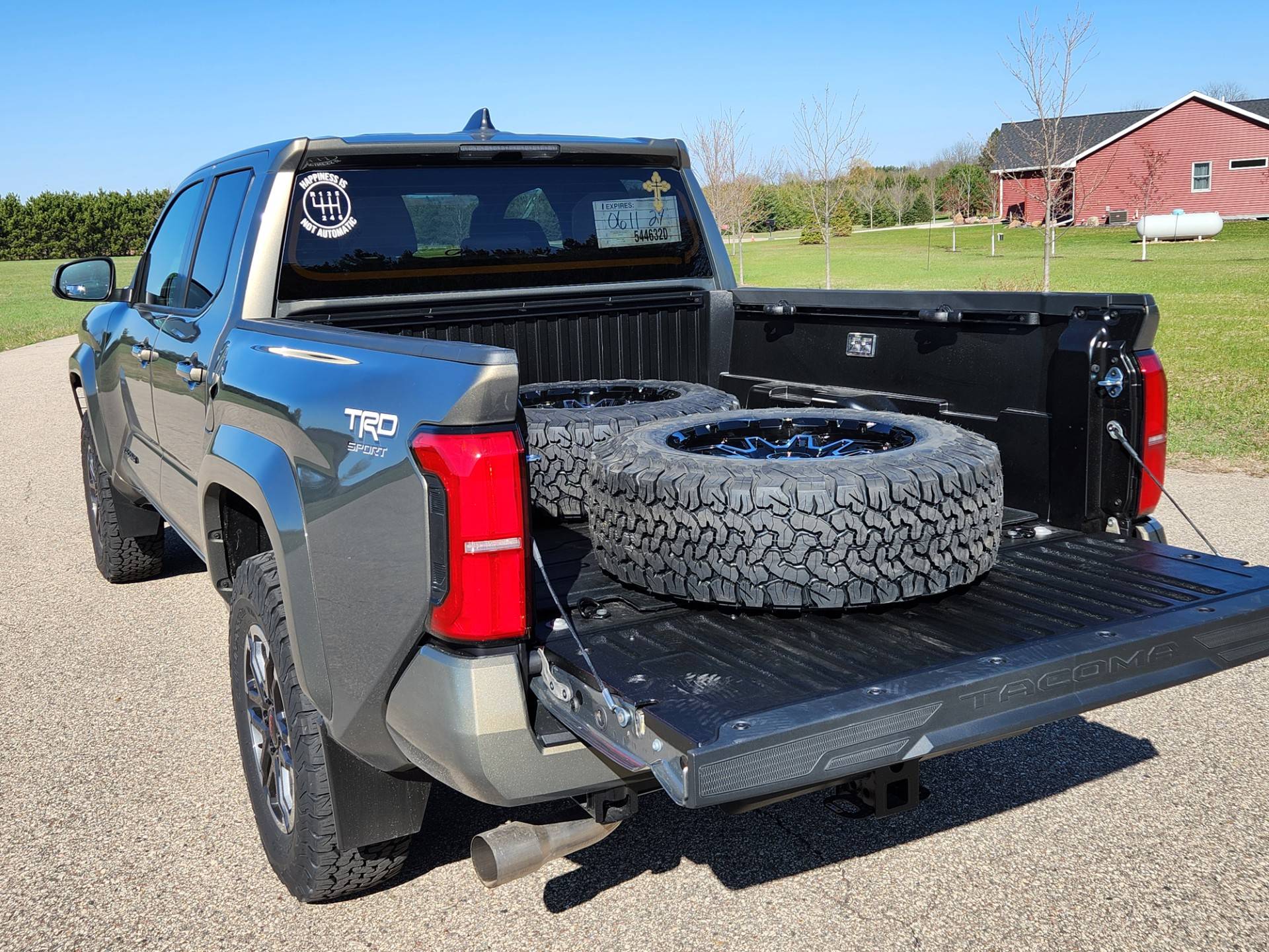 2024 Tacoma Those with larger than stock tires, post up your spare tire / wheel thumbnail_20240424_162935