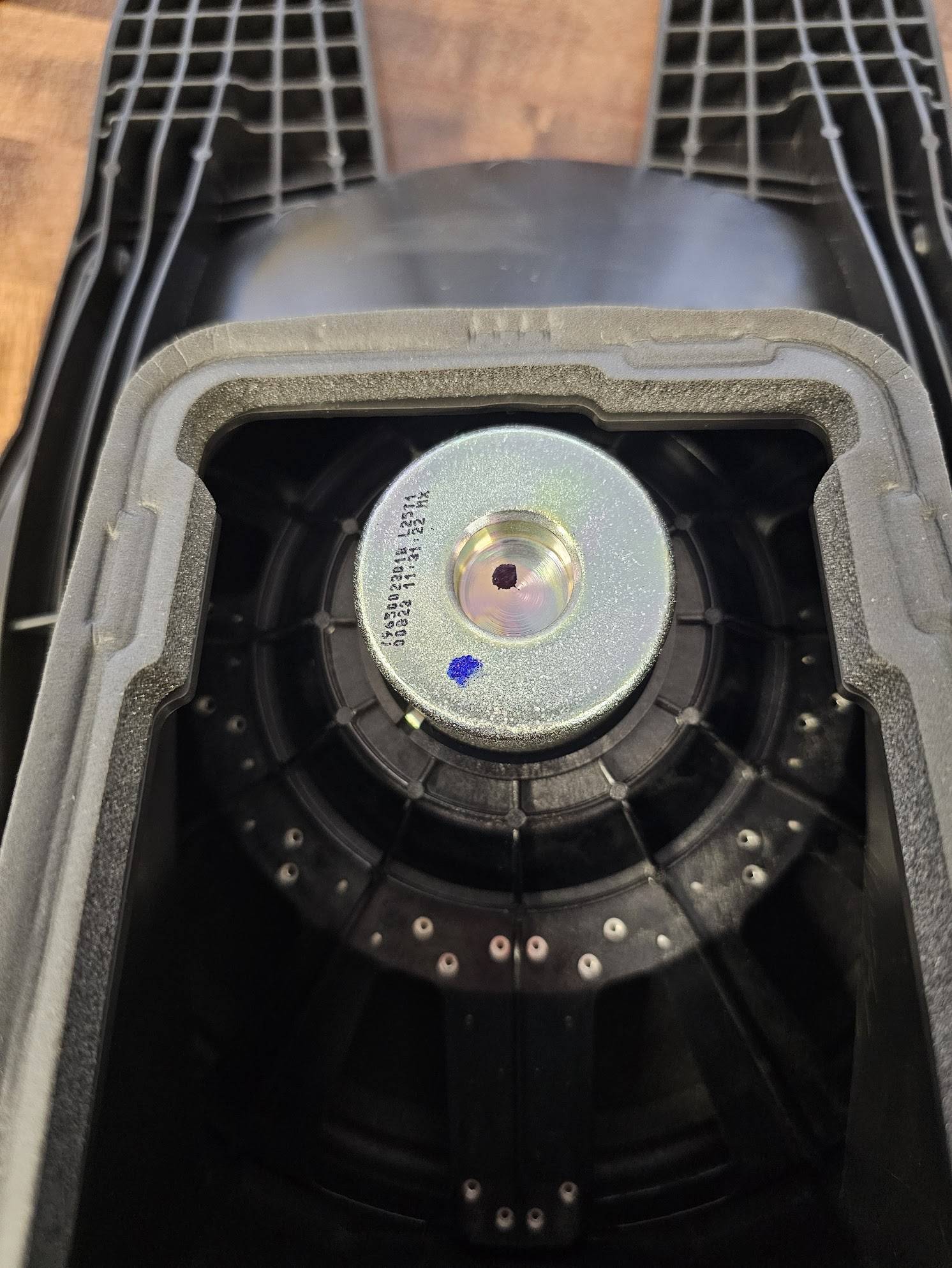 2024 Tacoma Dimensions of factory JBL 8" Subwoofer? [updated with measurements of 6" speakers and 10" subwoofer] 20240421_150549