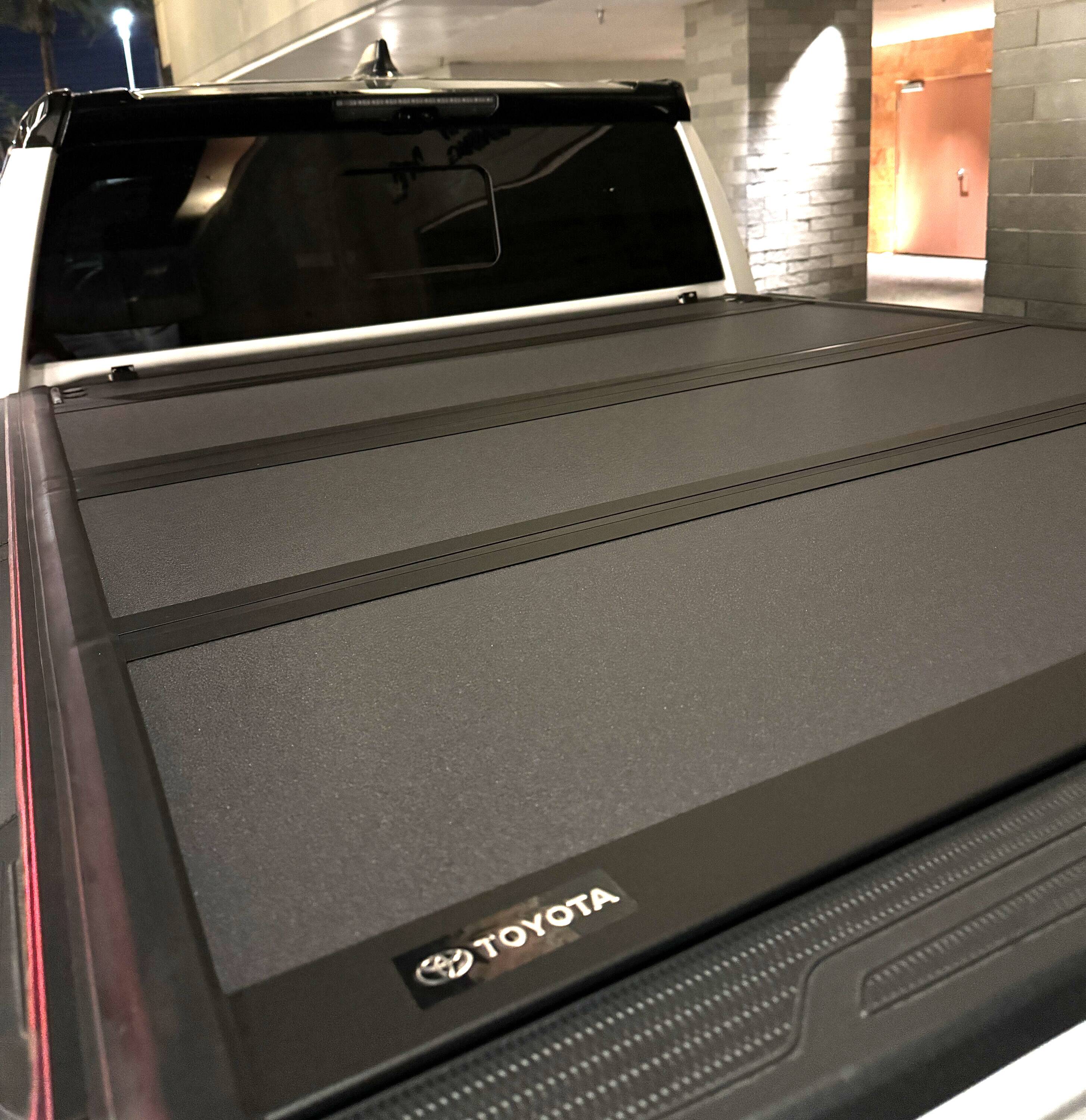 2024 Tacoma OEM Trifold Hard Tonneau Cover PT954-35240 installed on 2024 Tacoma IMG_2433