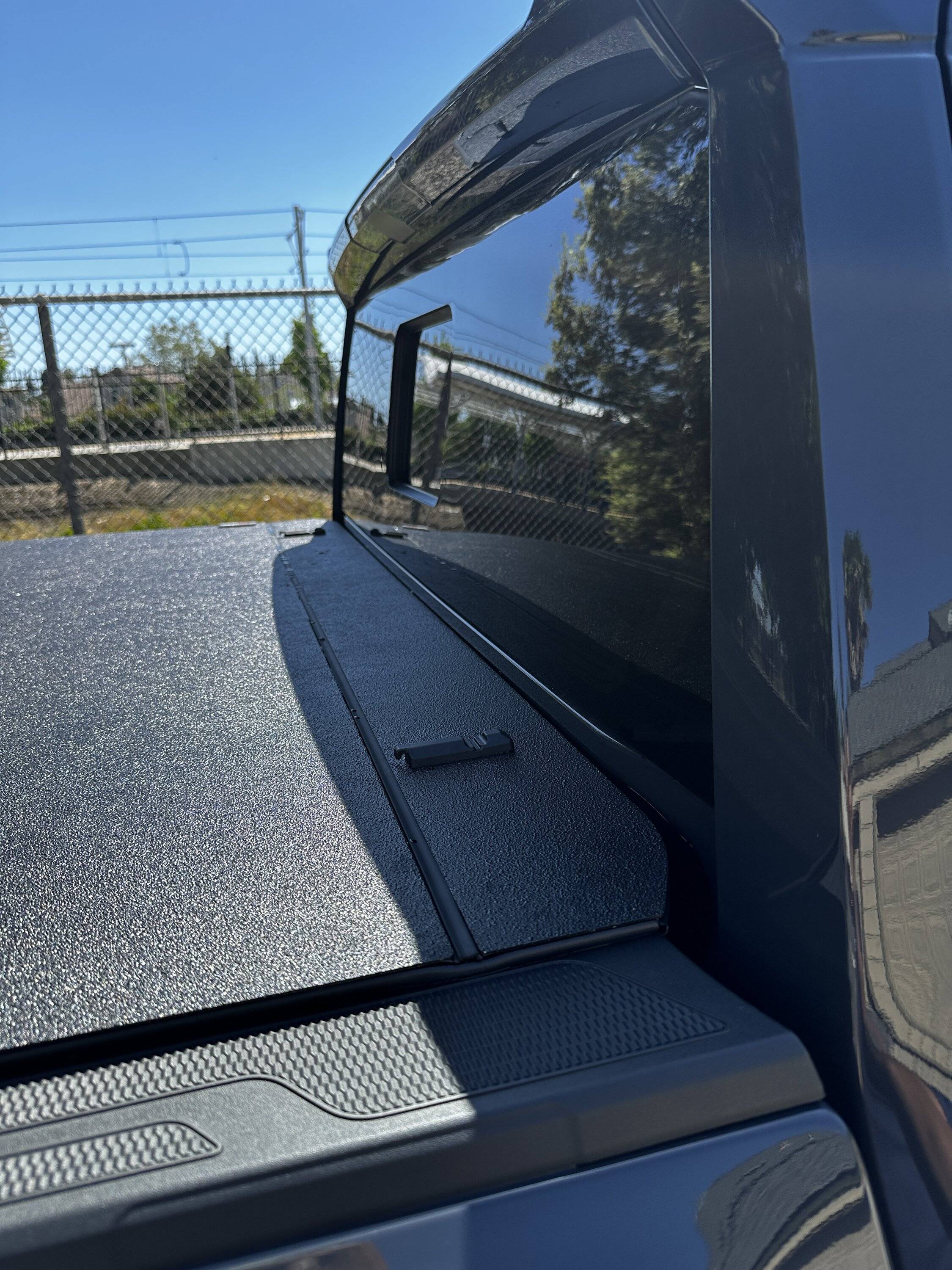 2024 Tacoma LoMax Stance hard tri fold tonneau cover installed IMG_2930.JPG