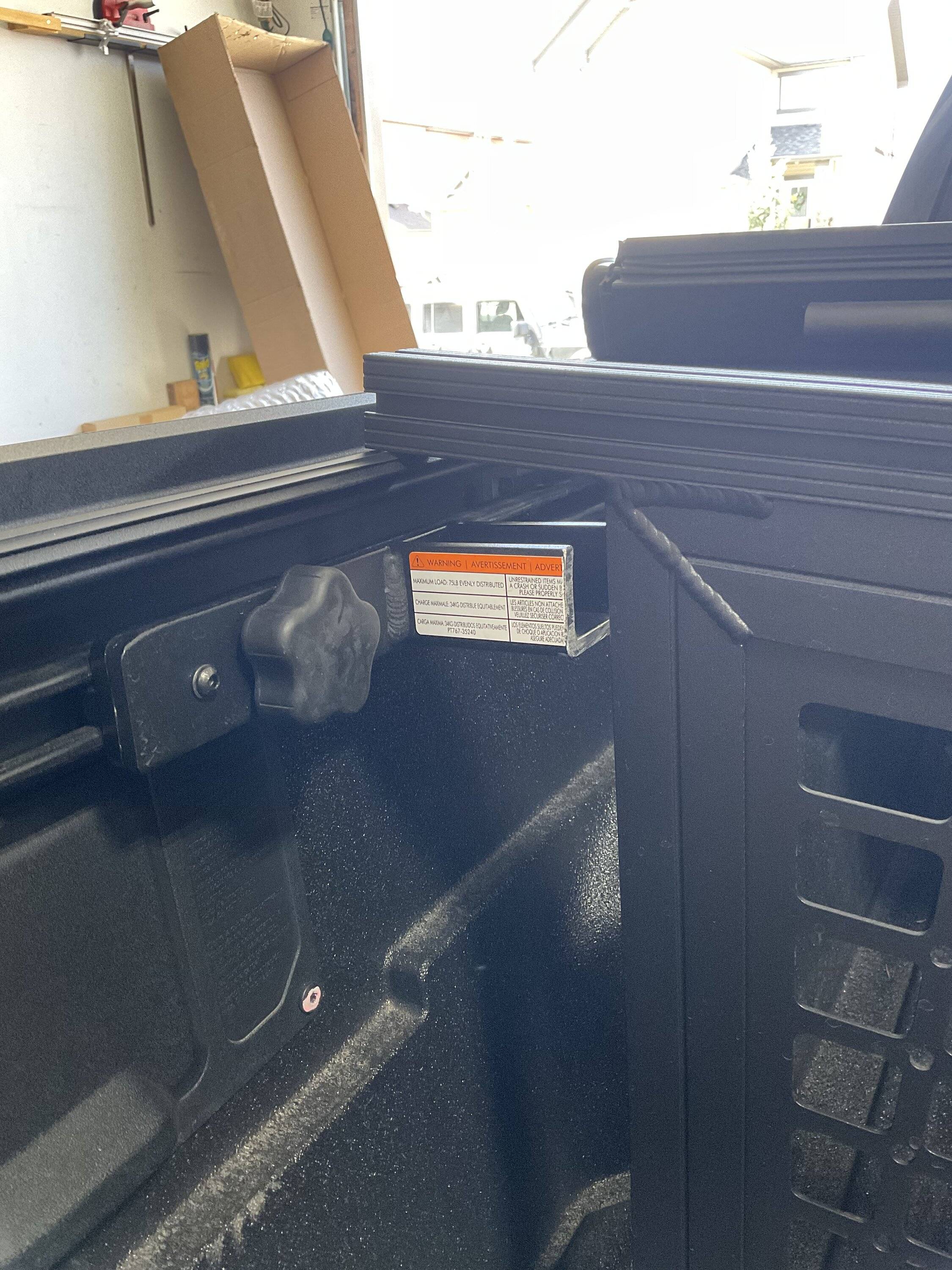 2024 Tacoma OEM Trifold Hard Tonneau Cover PT954-35240 installed on 2024 Tacoma IMG_3977