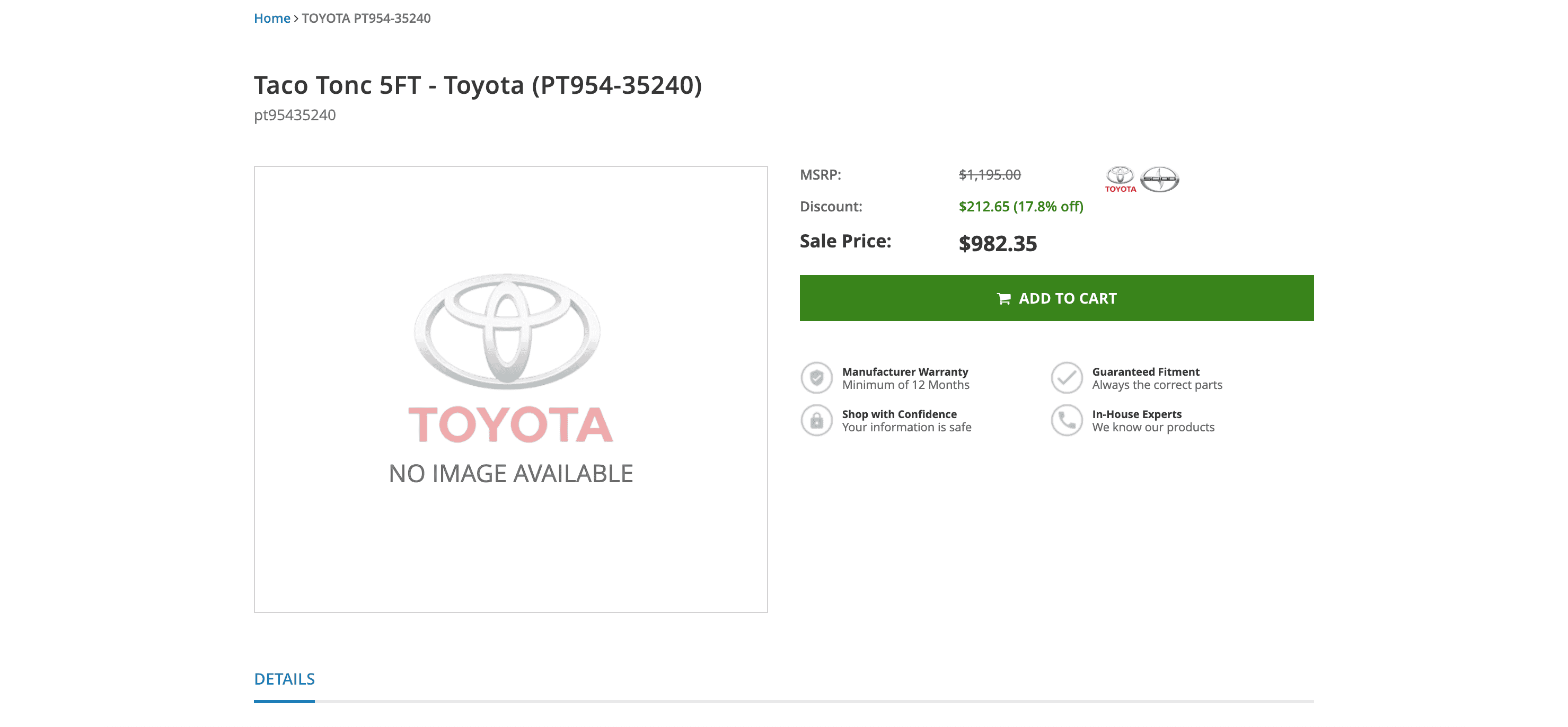 2024 Tacoma OEM Trifold Hard Tonneau Cover PT954-35240 installed on 2024 Tacoma Screenshot 2024-05-21 at 4.56.43 PM