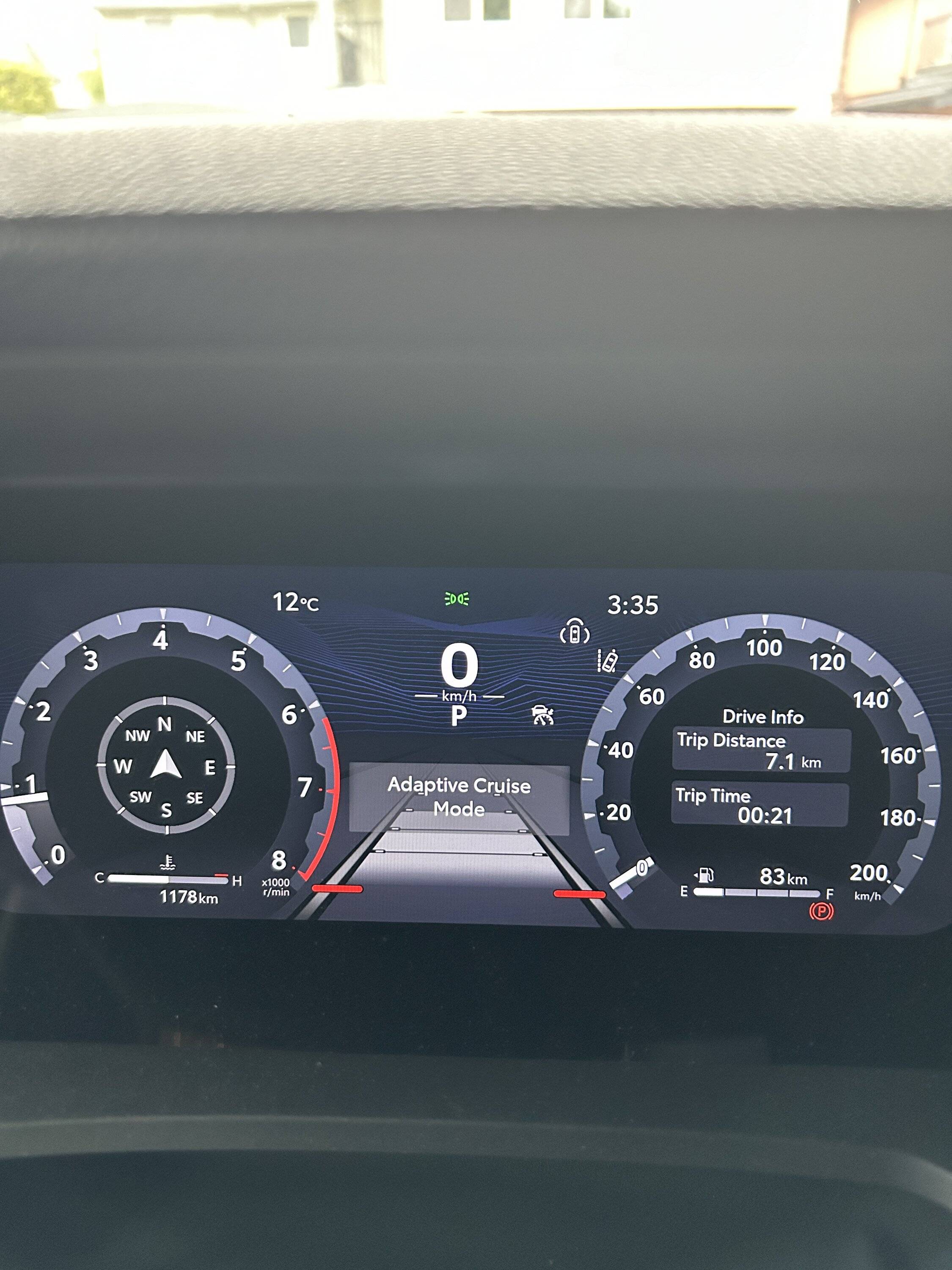 2024 Tacoma What are these red lines in instrument cluster? IMG_7983