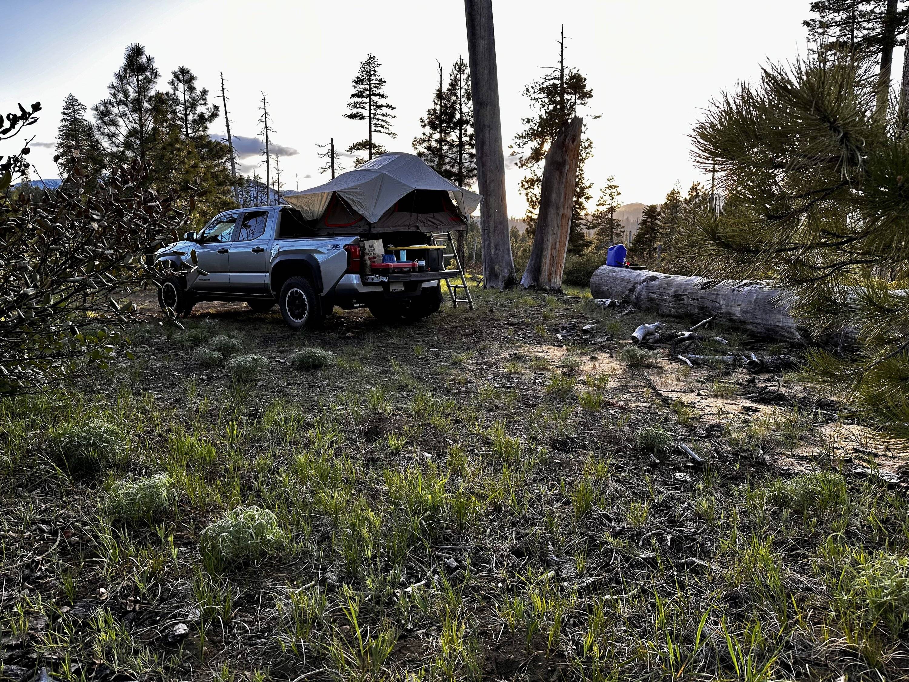 2024 Tacoma Rooftop Tent RTT Mounted IMG_8023