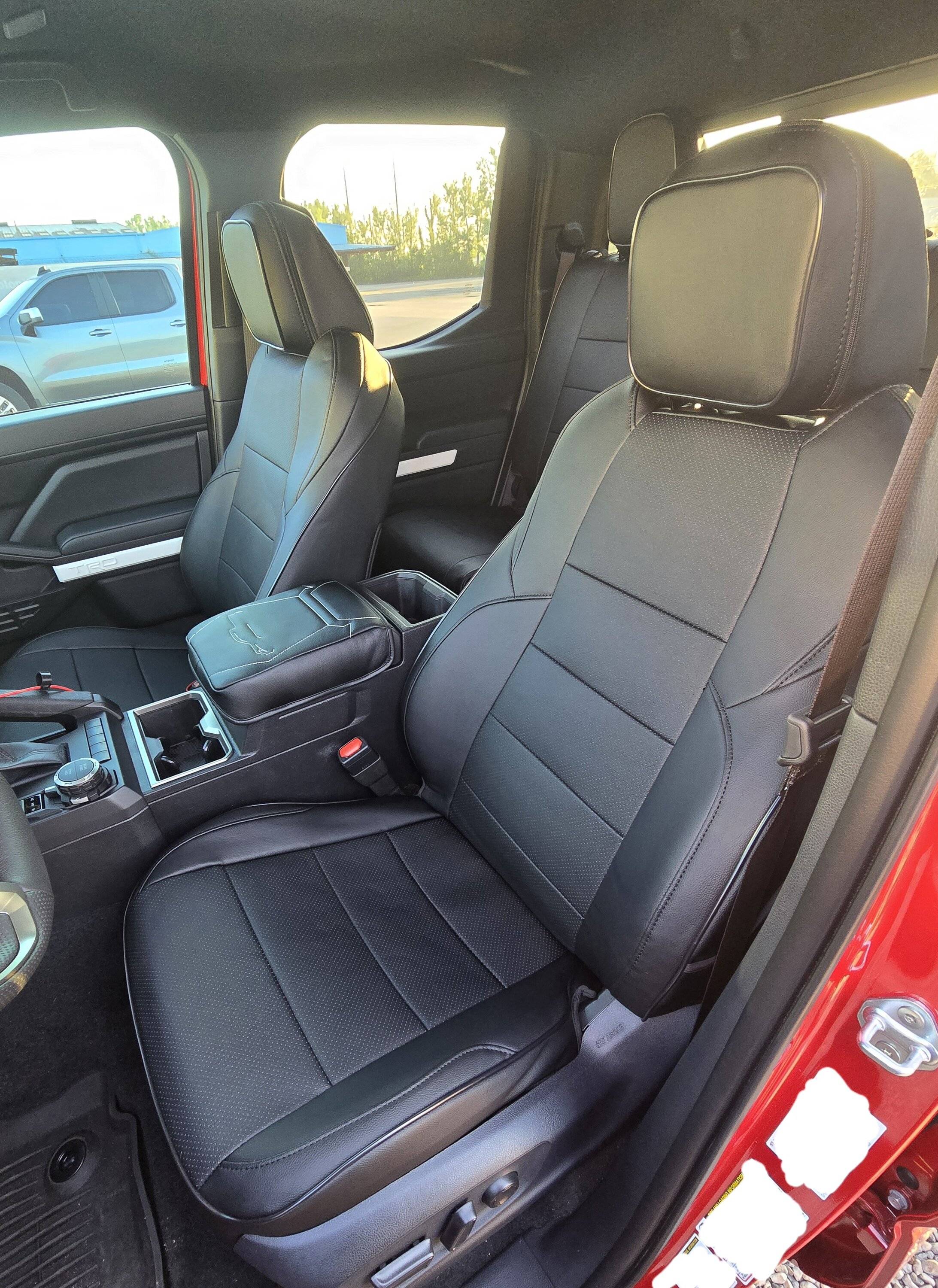 2024 Tacoma EKR seat covers 20240613_063411