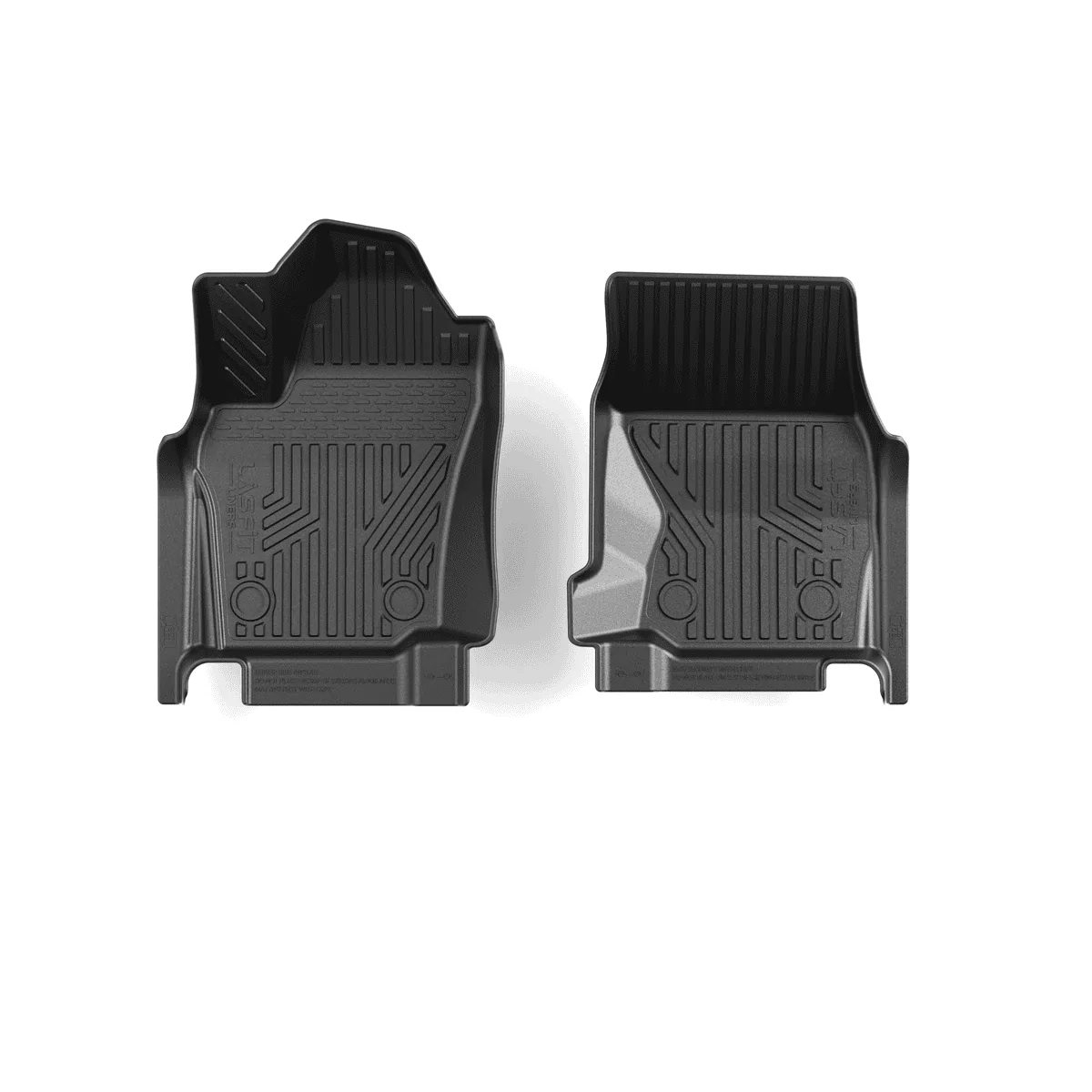 Front row of Tacoma Floor Mats.webp