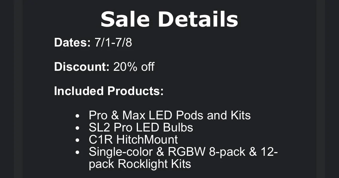 2024 Tacoma Diode Dynamics Summer Sale IMG_3993