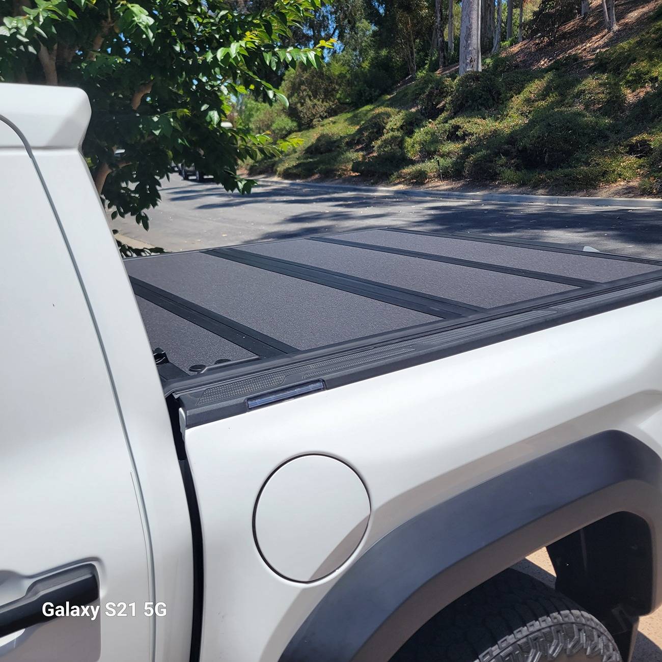 2024 Tacoma OEM Trifold Hard Tonneau Cover PT954-35240 installed on 2024 Tacoma 20240625_132107
