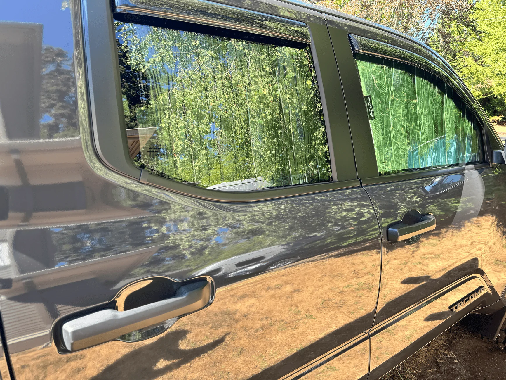 2024 Tacoma WeatherTech Sunshade (Full interior kit) TS1523K2 Installed 1721776431544-l