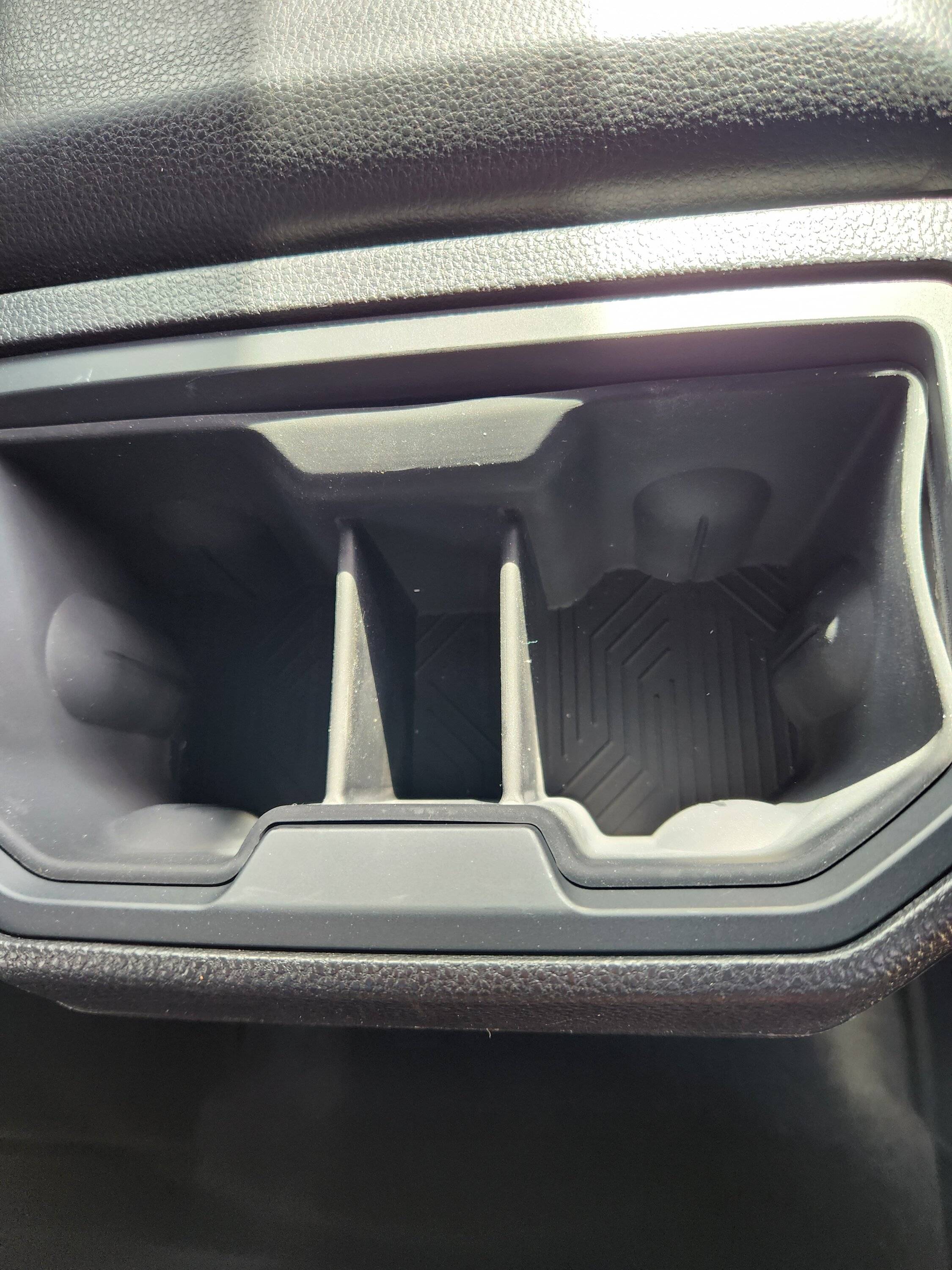 2024 Tacoma Muslogy front and rear cupholder inserts installed Cupholder (6)