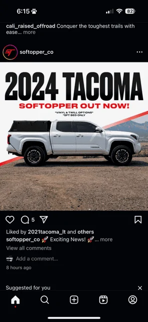 2024 Tacoma Softopper / Bestop / Fastop / Flated - Soft Toppers IMG_0237