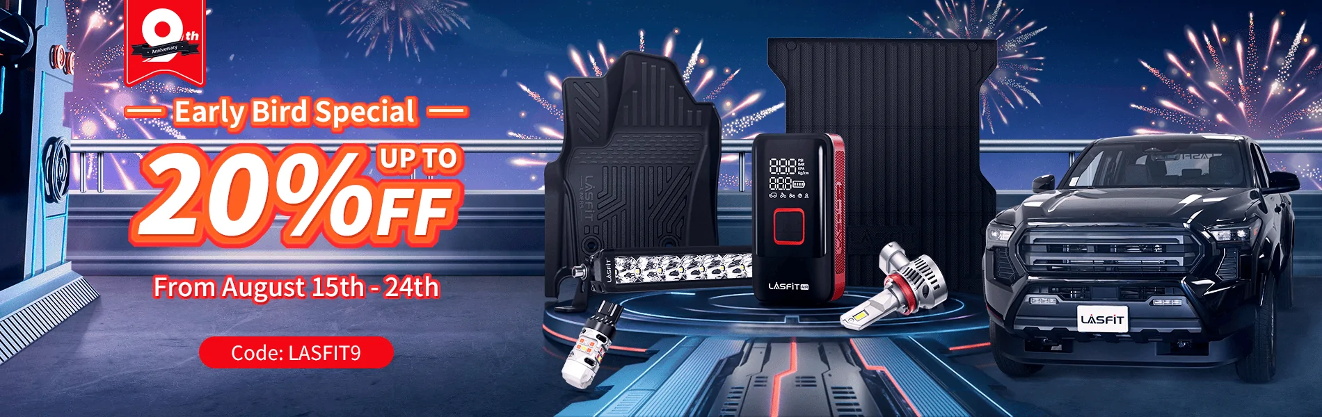 lasfit 9th anniversary Early Bird Special discount.webp