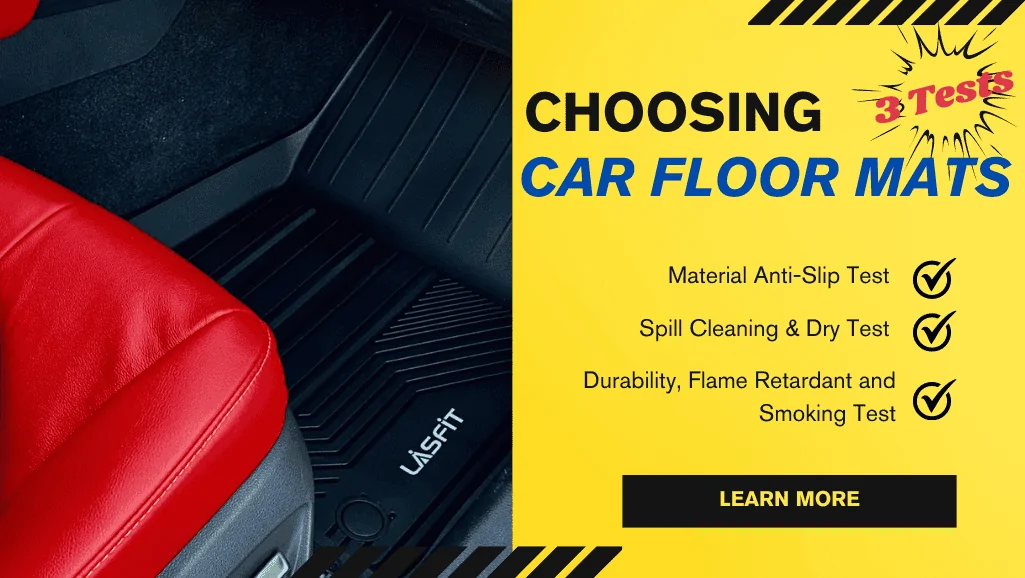3 Tests for Choosing Car Floor Mats-Lasfit Liners Test