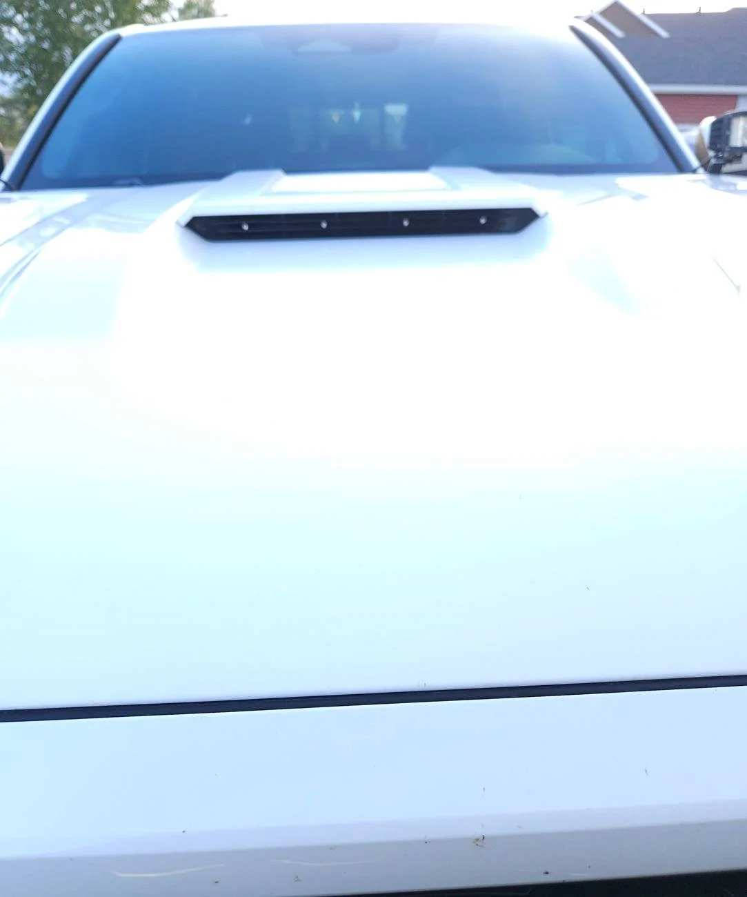 2024 Tacoma DIY: Amber Marker Lights in Hood Scoop 20240916_190655