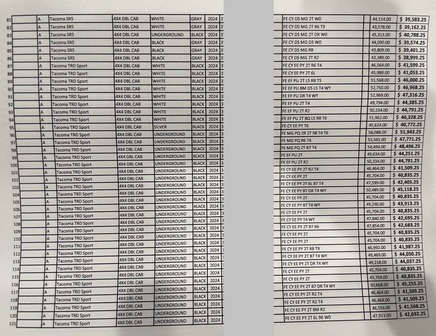 2024 Tacoma 2-3k under invoice! 2024 Tacomas! 💵 Purchase & Leasing IMG_2873