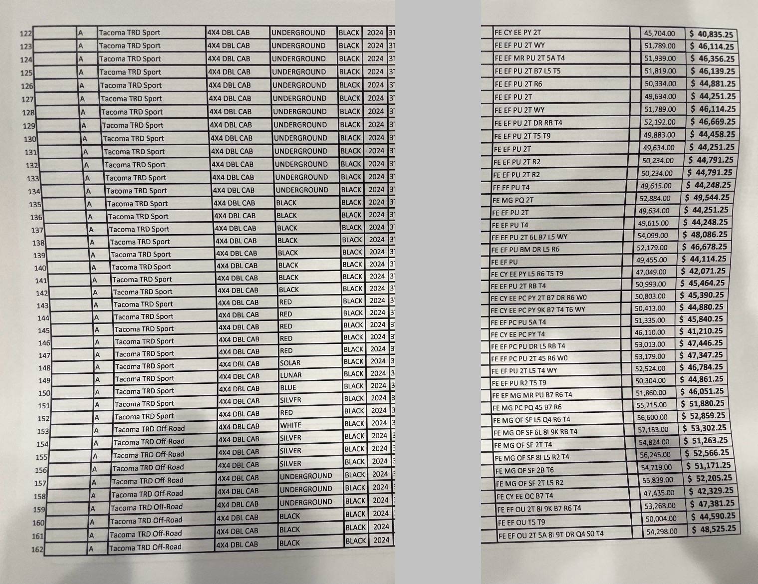2024 Tacoma 2-3k under invoice! 2024 Tacomas! 💵 Purchase & Leasing IMG_2874