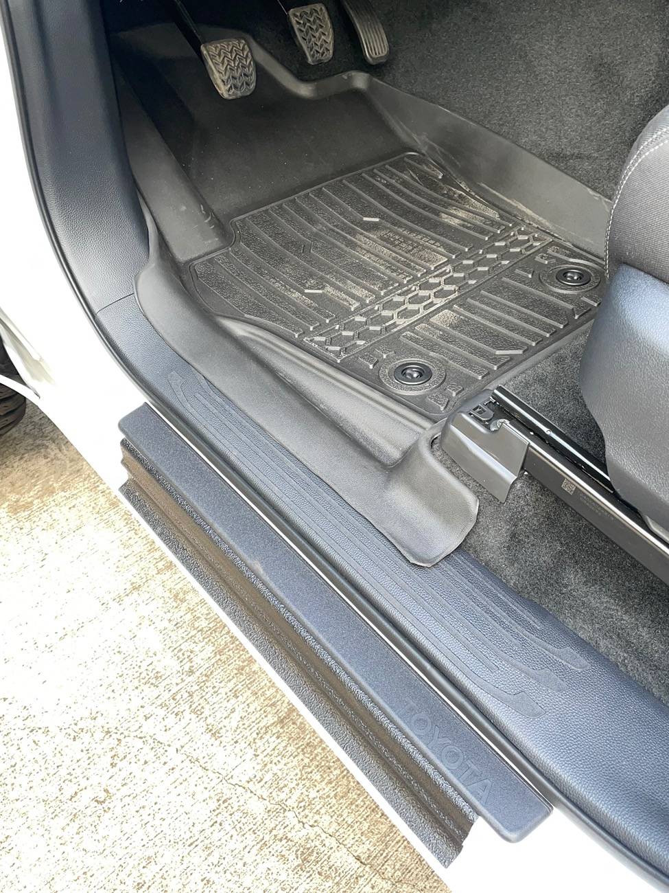 2024 Tacoma All Weather Floor Mats by TripleAliners for Manual Transmission 2024 Tacoma IMG_4774