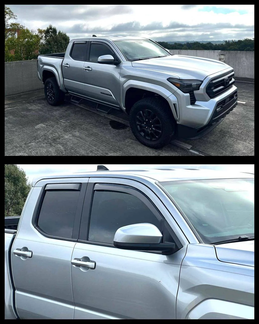2024 Toyota Tacoma Wind Deflectors | Rain Guards | Window Visors