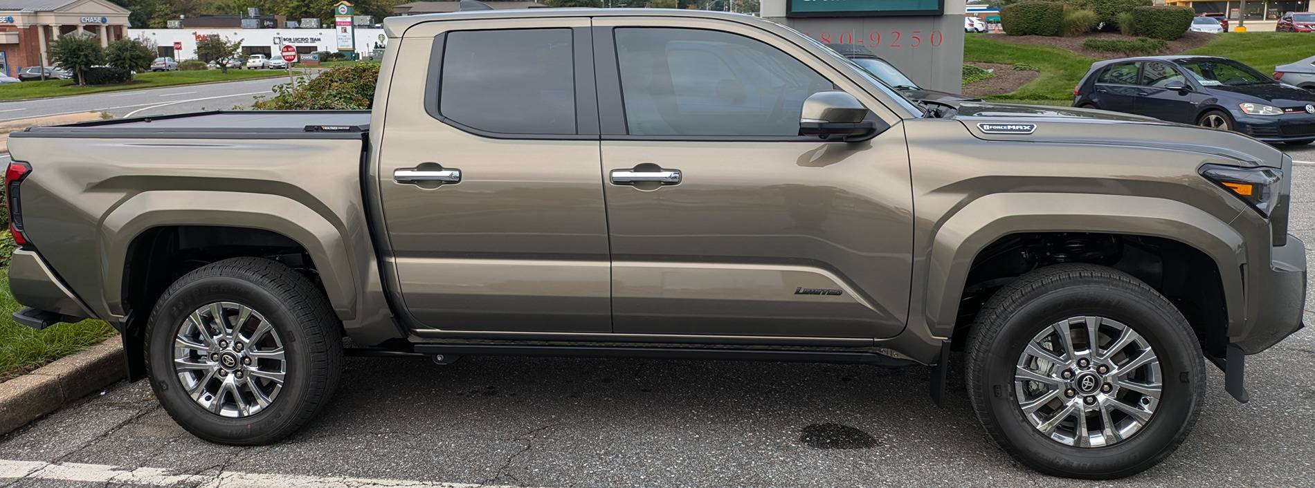 2024 Tacoma Wheels: Limited Bright Chrome vs. TRD Matte Black LimitedChromePassenger