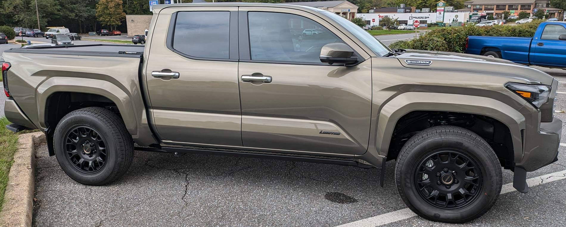 2024 Tacoma Wheels: Limited Bright Chrome vs. TRD Matte Black TRDMattePassenger