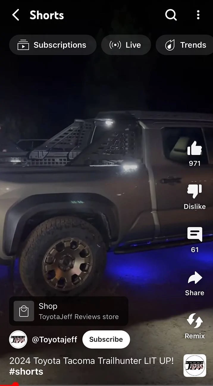 2024 Tacoma Bed Scene Lighting… worth the $599? IMG_4270