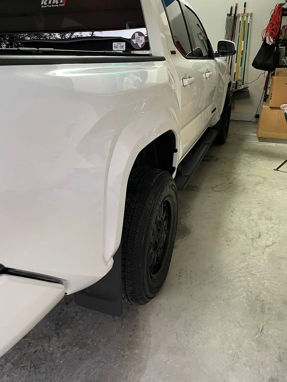 2024 Tacoma Factory mudflaps part numbers # - from 4th gen 2024 Tacoma SR5 IMG_7818