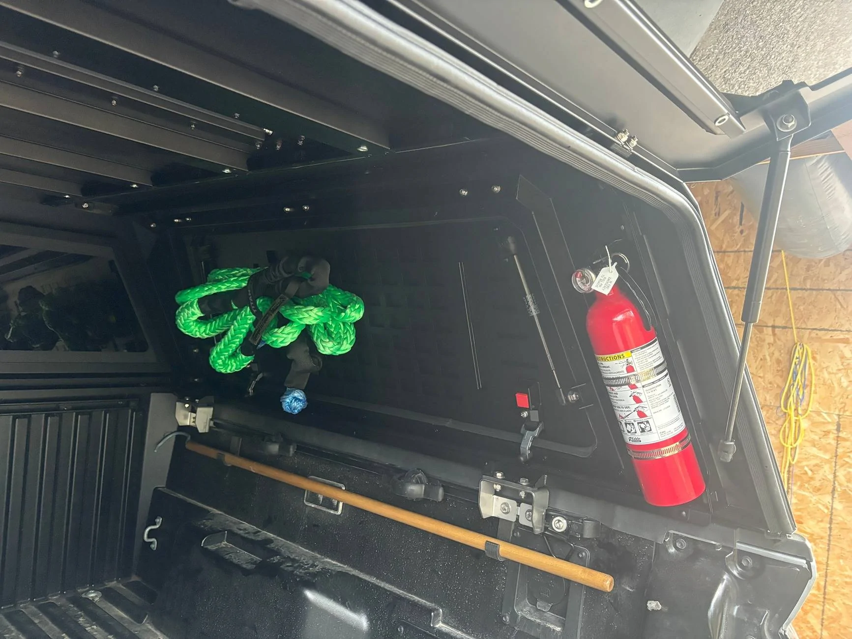 2024 Tacoma Fire extinguisher mount IMG_7681