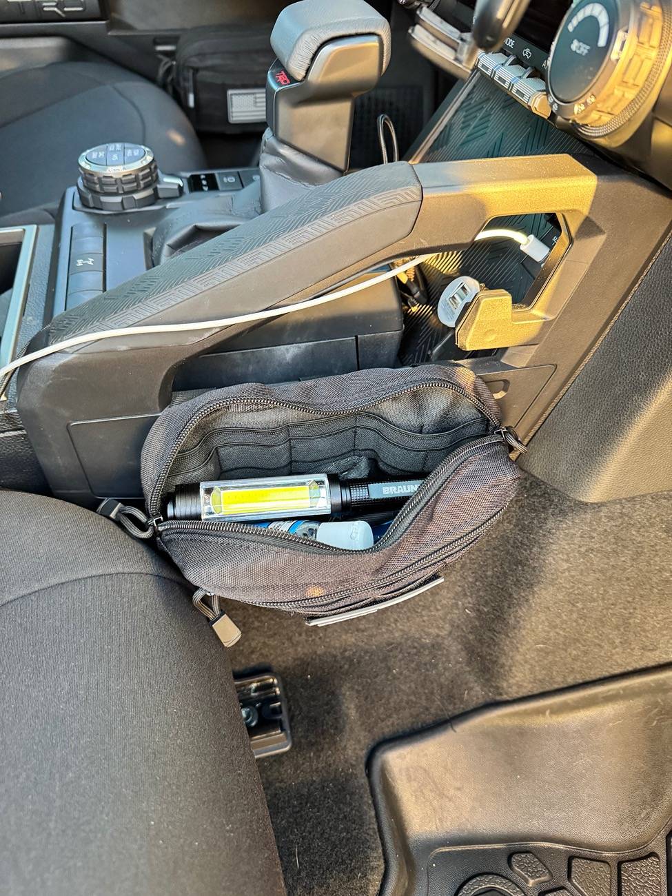 2024 Tacoma Amazon Molle Pouch for Tacoma Console IMG_2459
