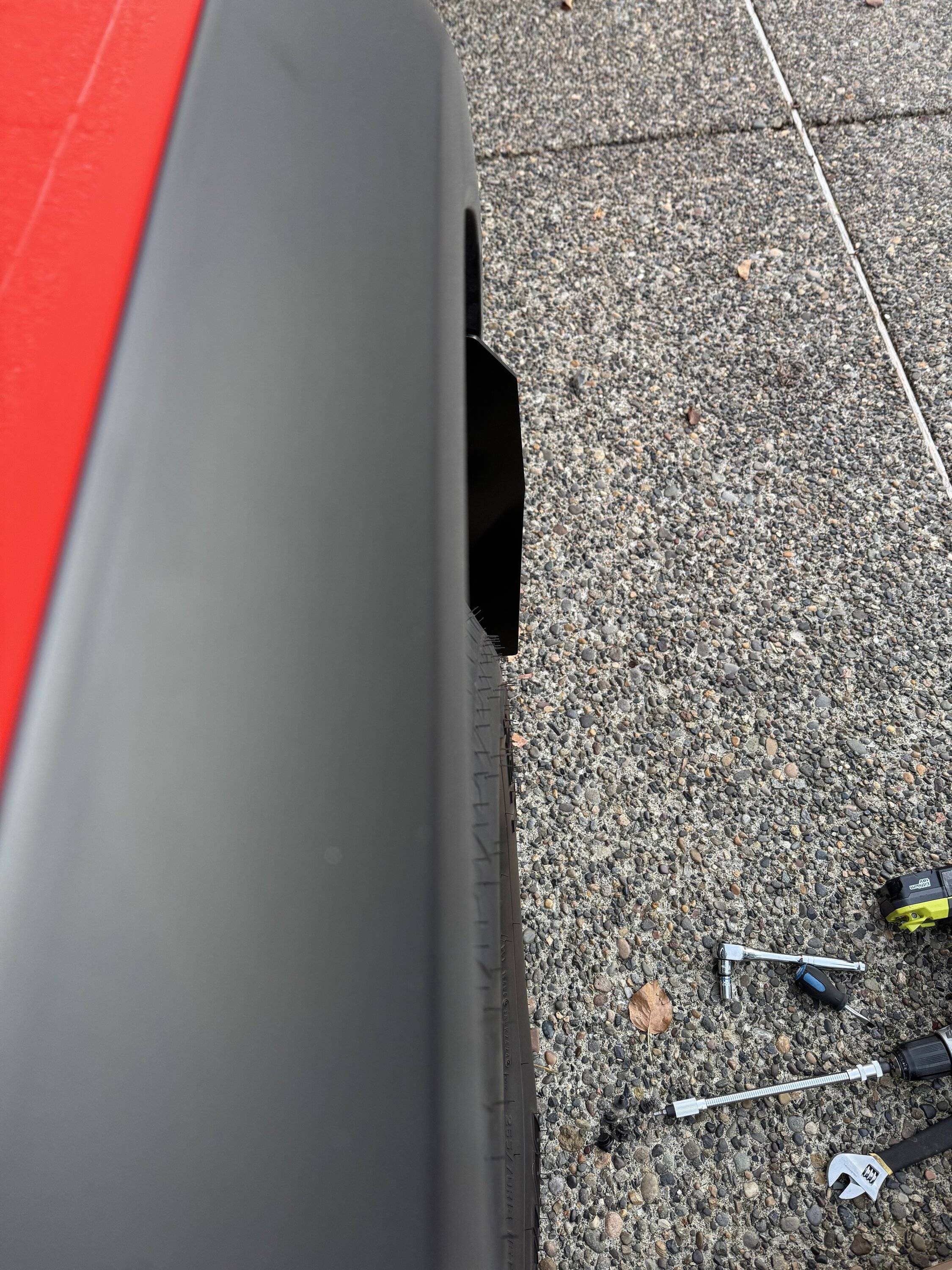 2024 Tacoma ARK Splash Guards: TriXPoly Mudflaps Installed IMG_8825