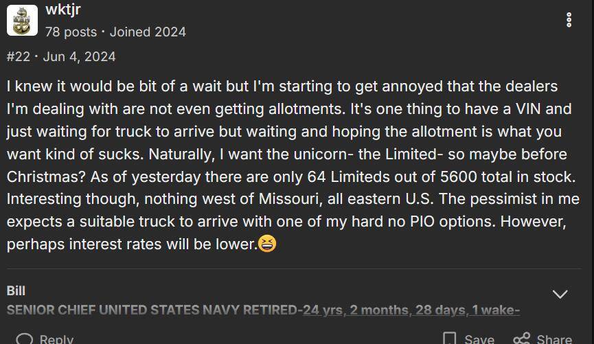 2024 Tacoma I Either Jinxed Myself or I'm a Precog from Minority Report. Screenshot 2024-12-21 101334