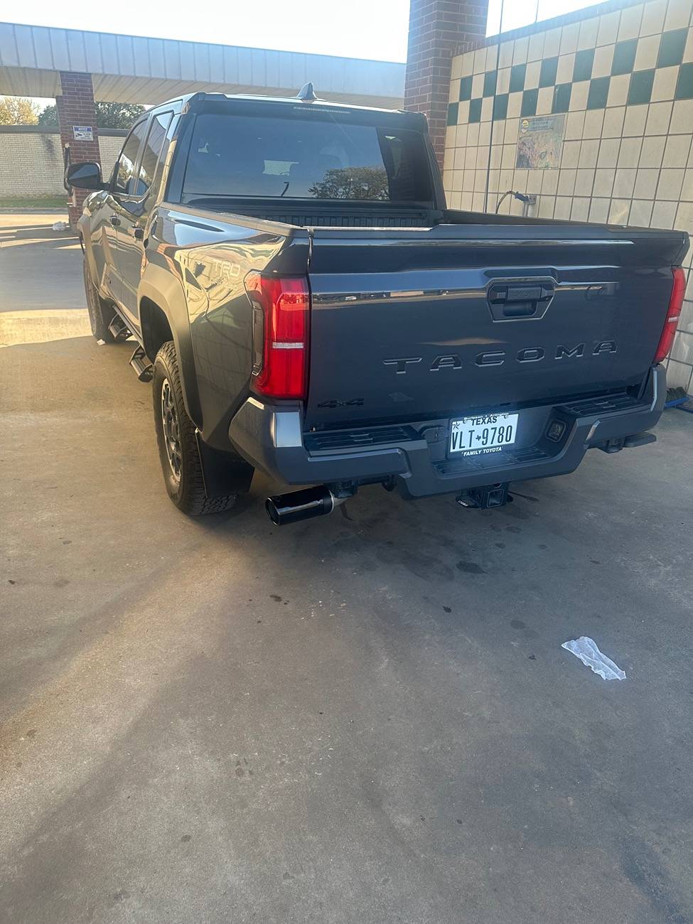 2024 Tacoma Black Chrome Exhaust IMG_0701
