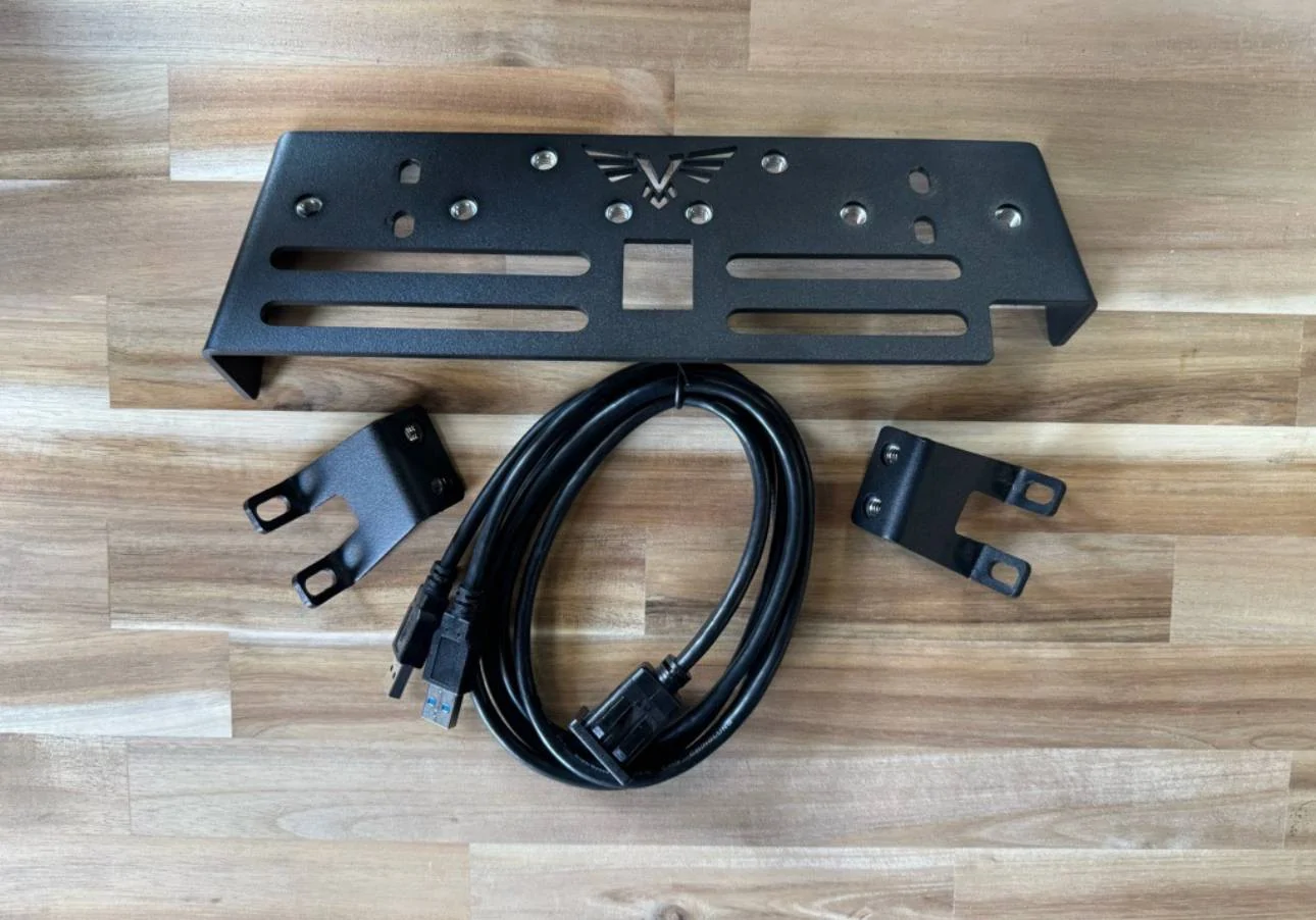 2024 Tacoma Routing usb power under dash for victory dash plate IMG_0899