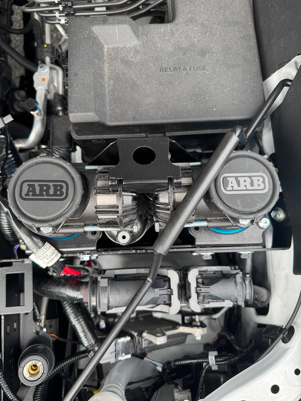 2024 Tacoma ARB Air Compressor Bracket Installed 476135889_1164735551945914_3431270130077378501_n