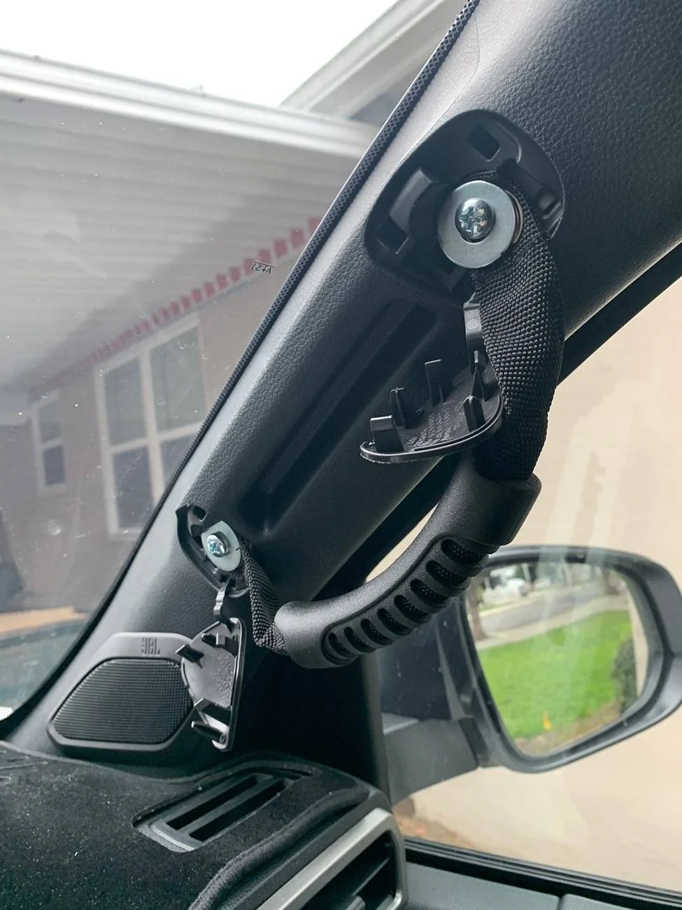 2024 Tacoma Passenger Interior Grab Handle Solution IMG_8588
