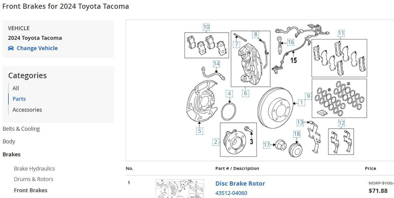 2024 Tacoma Aftermarket brake rotors options? 1740513527170-0