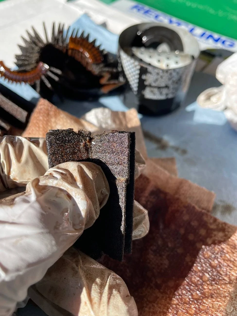 2024 Tacoma Second oil change at 5000 miles. More metal debris found (with pics!) IMG_6369