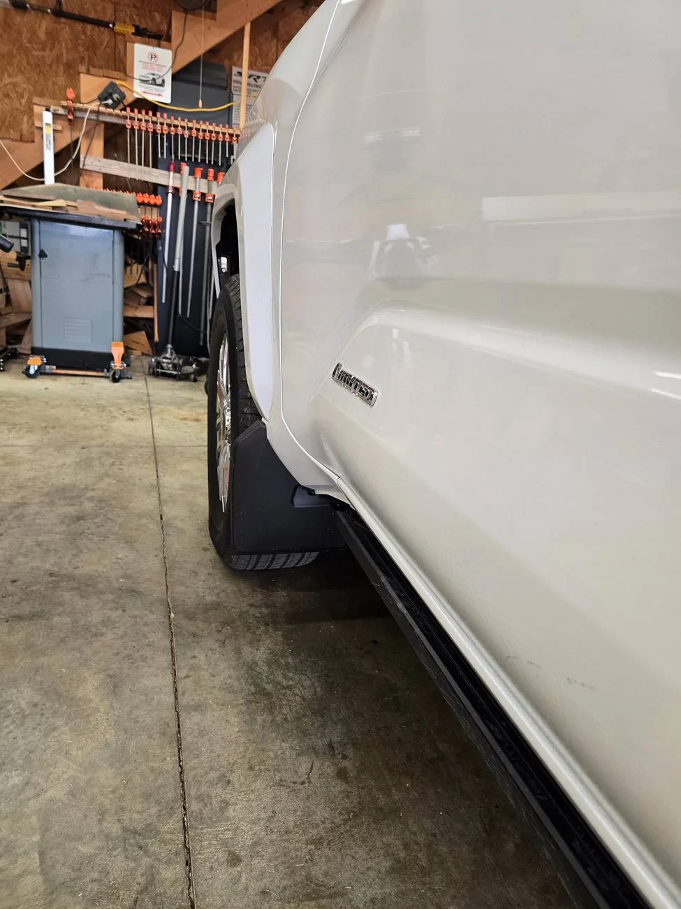 2024 Tacoma OEM mudflaps. Canada vs US. 20250304_074553