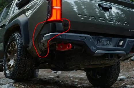 2024 Tacoma Question about ARB metal rear bumpers Captur
