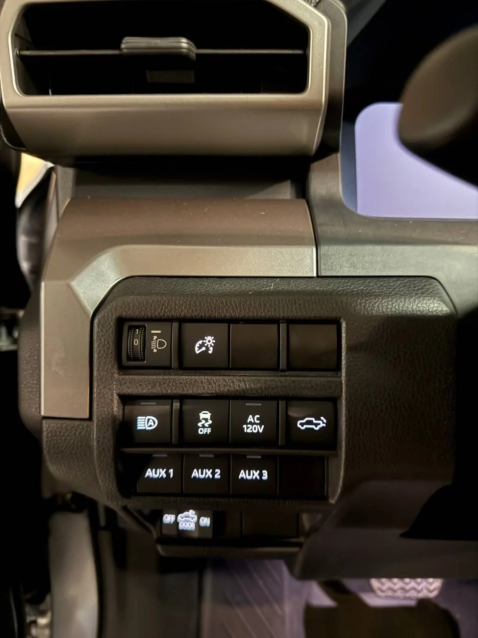 2024 Tacoma Manual headlight adjuster switch IMG_4589