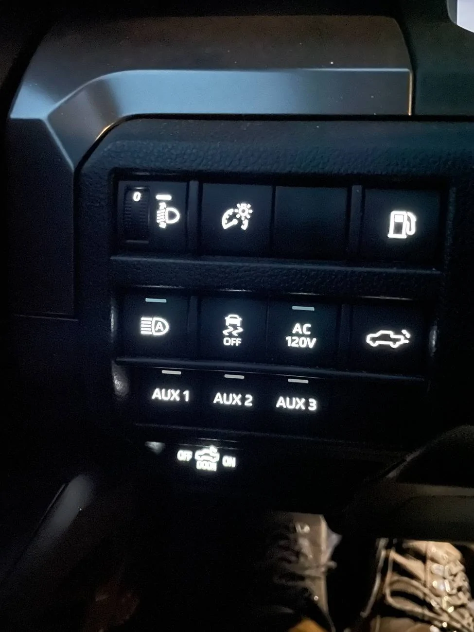 2024 Tacoma Manual headlight adjuster switch IMG_7099