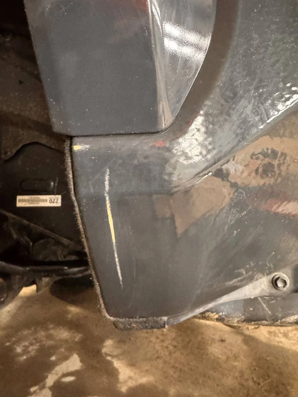 2024 Tacoma PSA - Mudflap swap reveals paint gouges! IMG_2727