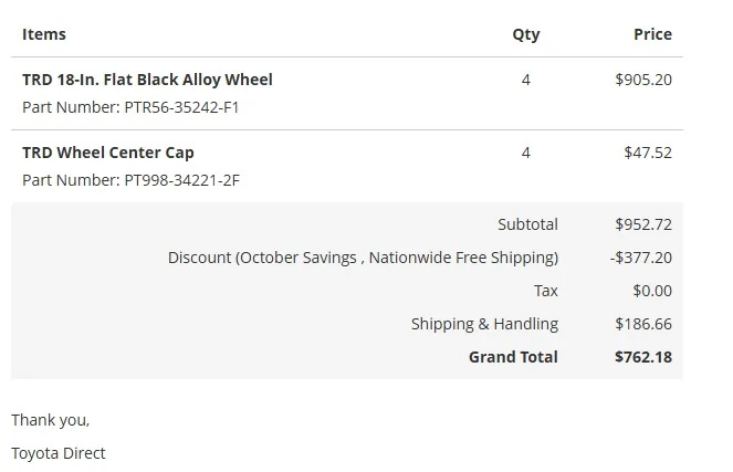 2024 Tacoma Anyone know where to buy OEM TRD Pro wheels (in stock)? Screenshot 2025-03-17 142835